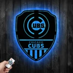 Chicago Cubs Metal Sign Shield Shape 1