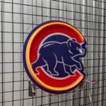 Chicago Cubs Neon Sign Cubs Bear 1