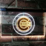 Chicago Cubs Neon Sign Cubs Logo Circle 1