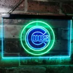 Chicago Cubs Neon Sign Cubs Logo Circle 1