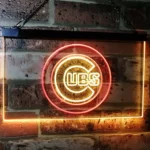 Chicago Cubs Neon Sign Cubs Logo Circle 1