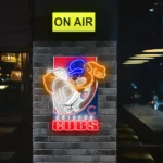 Chicago Cubs Neon Sign Mascot Acrylic 1