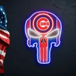 Chicago Cubs Neon Sign The Punisher 1