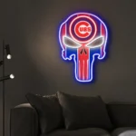 Chicago Cubs Neon Sign The Punisher 1