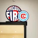 Chicago Fire Metal Sign Fc 1