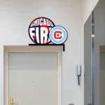 Chicago Fire Metal Sign Fc 1