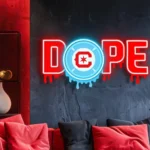 Chicago Fire Neon Sign Dripping Dope Fc 1