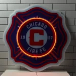 Chicago Fire Neon Sign Fc 1