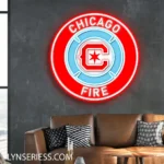 Chicago Fire Neon Sign Mls 1