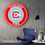 Chicago Fire Neon Sign Mls 1