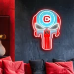 Chicago Fire Neon Sign The Punisher Fc 1