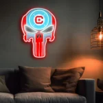 Chicago Fire Neon Sign The Punisher Fc 1