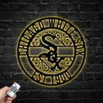 Chicago White Sox Metal Sign Custom Mlb 1