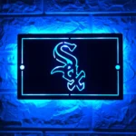 Chicago White Sox Metal Sign Sox Baseball Mark 1