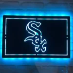 Chicago White Sox Metal Sign Sox Baseball Mark 1