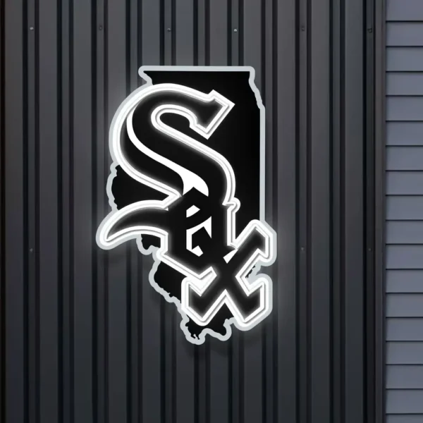 Chicago White Sox Neon Sign Chicago State Map 1