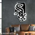 Chicago White Sox Neon Sign Chicago State Map 1