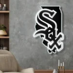 Chicago White Sox Neon Sign Chicago State Map 1
