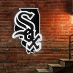Chicago White Sox Neon Sign Chicago State Map 1