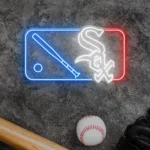 Chicago White Sox Neon Sign Mlb Logo 1