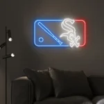 Chicago White Sox Neon Sign Mlb Logo 1