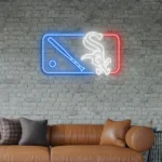 Chicago White Sox Neon Sign Mlb Logo 1
