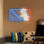 Chicago White Sox Neon Sign Mlb Logo 1