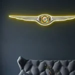 Chrysler Neon Sign Logo 1