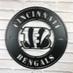 Cincinnati Bengals Metal Sign Bengals Ring Logo 1
