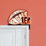 Cincinnati Bengals Metal Sign Football Letter B 1
