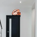 Cincinnati Bengals Metal Sign Football Letter B 1