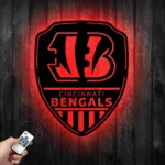 Cincinnati Bengals Metal Sign Shield Shape 1