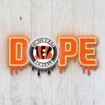 Cincinnati Bengals Neon Sign Dripping Dope 1