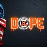 Cincinnati Bengals Neon Sign Dripping Dope 1