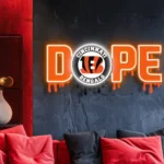Cincinnati Bengals Neon Sign Dripping Dope 1