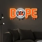 Cincinnati Bengals Neon Sign Dripping Dope 1