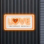 Cincinnati Bengals Neon Sign Love Sign 1