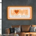 Cincinnati Bengals Neon Sign Love Sign 1