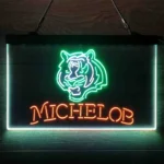 Cincinnati Bengals Neon Sign Michelob 3 Color 1