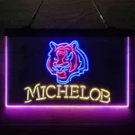 Cincinnati Bengals Neon Sign Michelob 3 Color 1