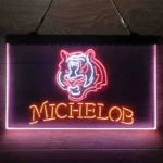 Cincinnati Bengals Neon Sign Michelob 3 Color 1