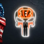 Cincinnati Bengals Neon Sign The Punisher 1