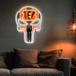 Cincinnati Bengals Neon Sign The Punisher 1