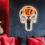 Cincinnati Bengals Neon Sign The Punisher 1