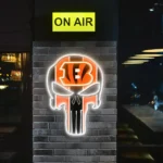 Cincinnati Bengals Neon Sign The Punisher 1