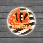 Cincinnati Bengals Neon Sign Us Pennant Acrylic 1