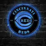 Cincinnati Reds Metal Sign Logo 1