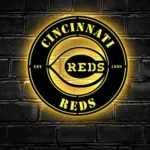 Cincinnati Reds Metal Sign Logo 1