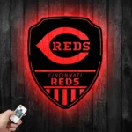 Cincinnati Reds Metal Sign Shield Shape 1