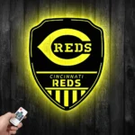 Cincinnati Reds Metal Sign Shield Shape 1